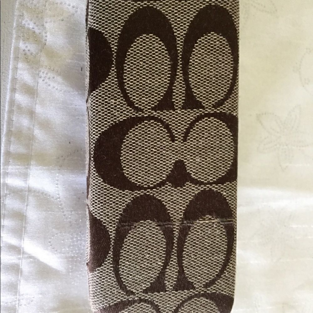 COACH monogram sunglass case Hard Shell - Picture 4 of 5